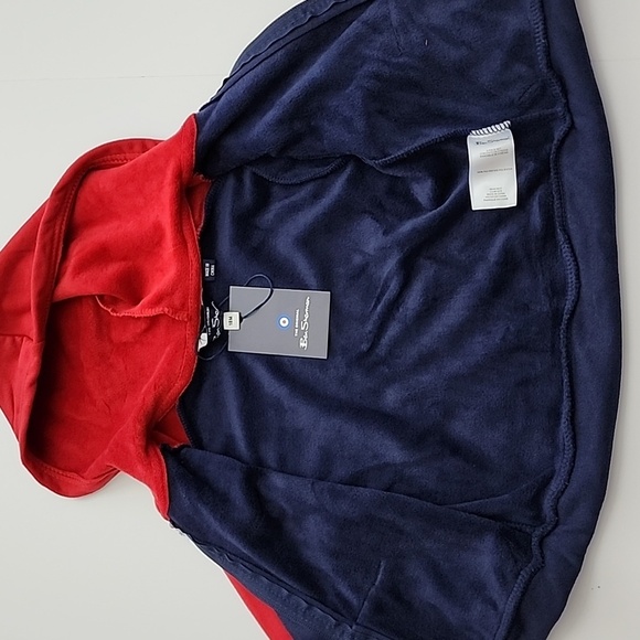 Ben Sherman Youth Boy's 2 Piece Set Hoodie Jacket Joggers Navy Red Sz 18 Months - Picture 8 of 9